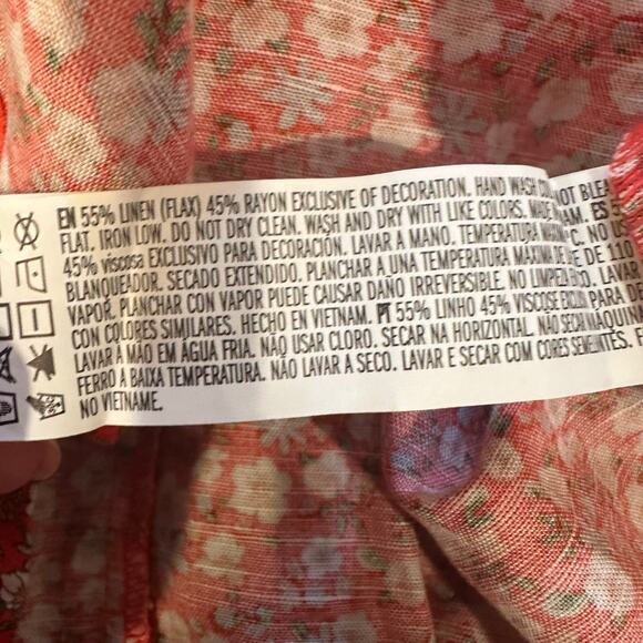 Forever 21 Red Floral Mini Dress - Size Medium - Cute! - Picture 11 of 11